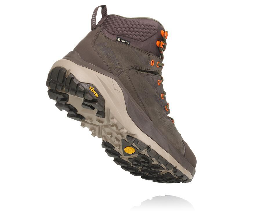 Botas De Montaña Hoka One One Hombre Marrom - Kaha Gore-Tex - MDCK34297